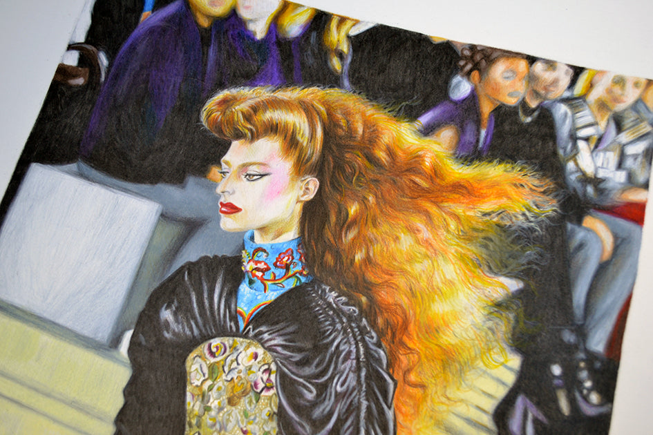 Louis Vuitton Colour Pencil Fashion Illustration