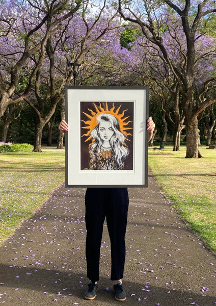 'The Sun' Framed Print
