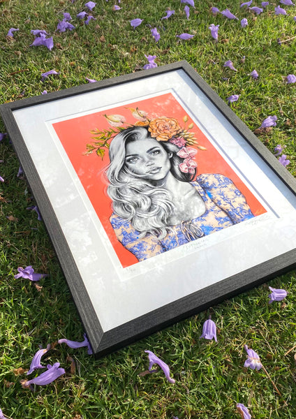 'Cottontail' Framed Print