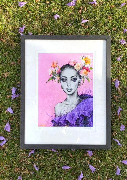 'Persian Buttercup' Framed Print