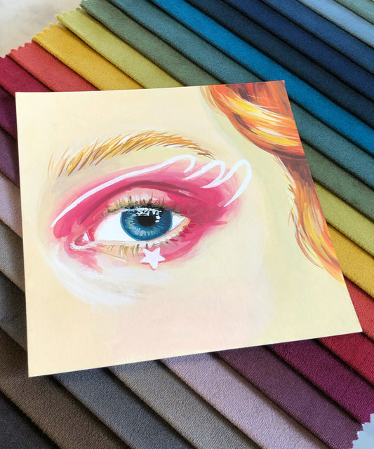 'Angel Eye' in Gouache