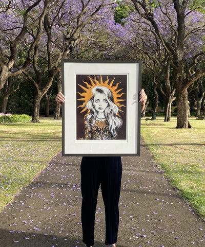 'The Sun' Framed Print
