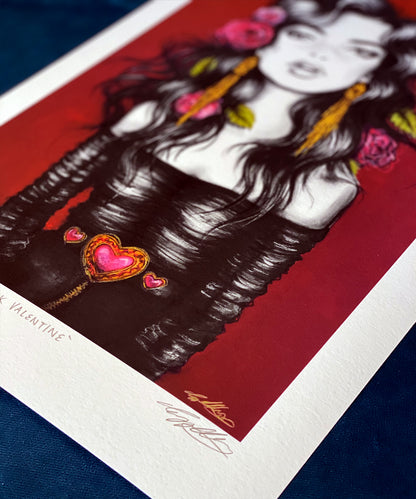 'Dark Valentine Print'