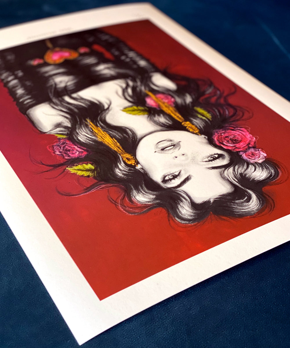 'Dark Valentine Print'