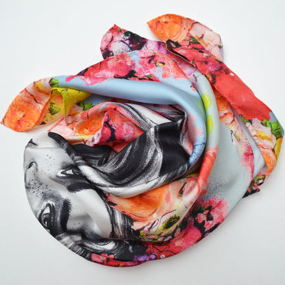 Hothouse Flowers Silk Scarf - Pippa McManus