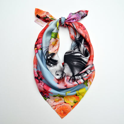 Hothouse Flowers Silk Scarf - Pippa McManus