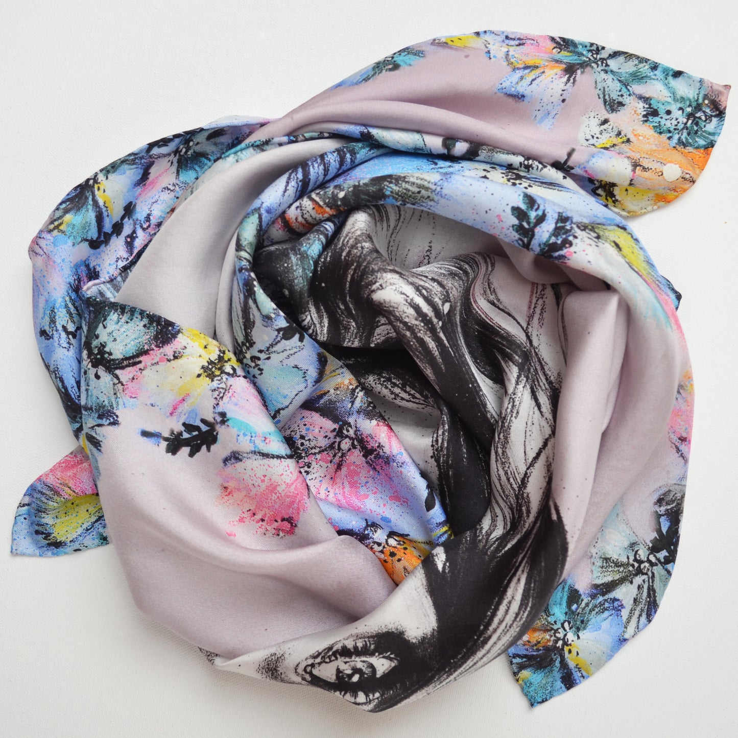 Sable Ballet Silk Scarf - Pippa McManus