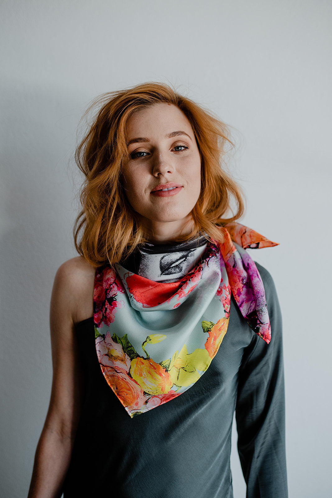 Hothouse Flowers Silk Scarf - Pippa McManus