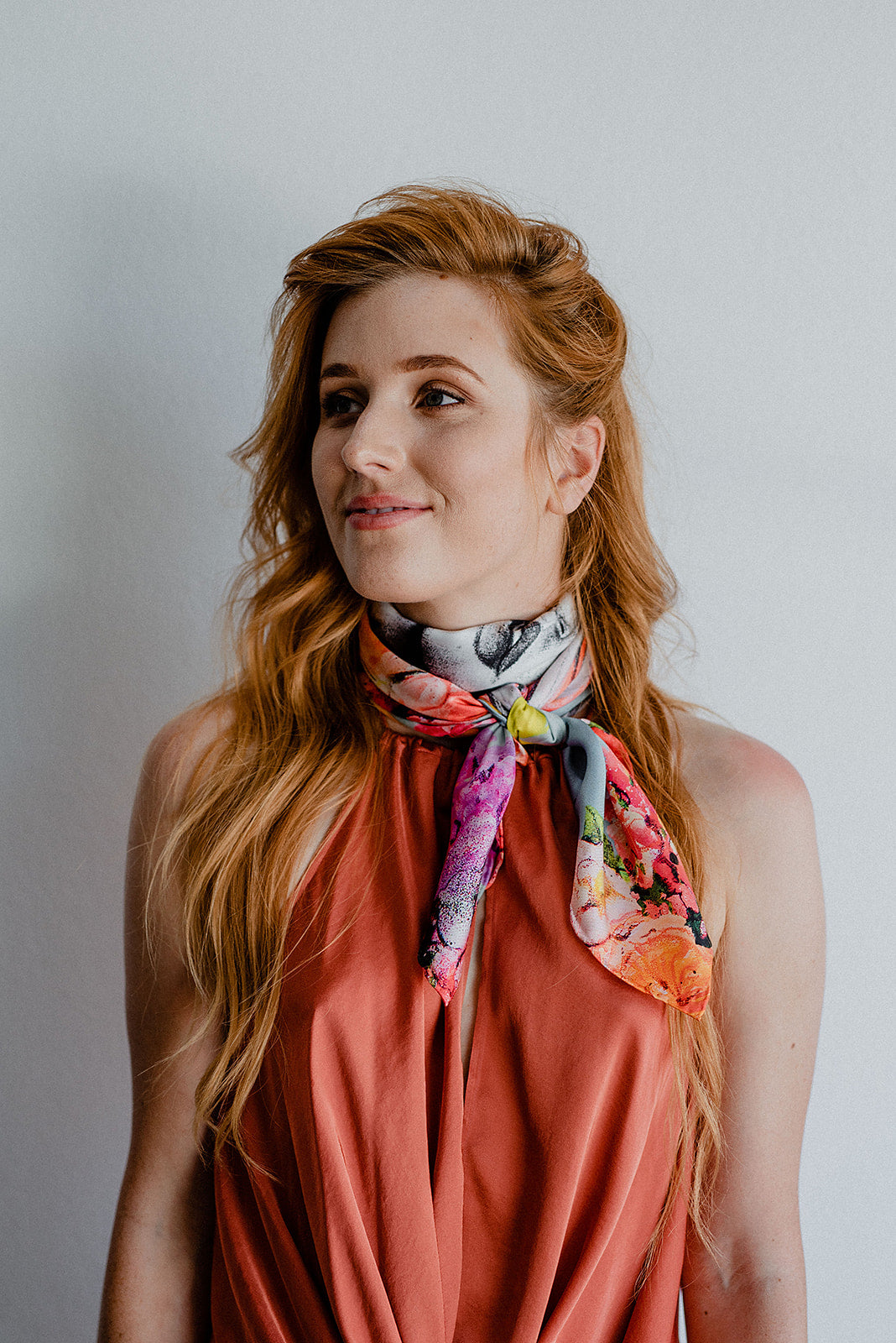 Hothouse Flowers Silk Scarf - Pippa McManus